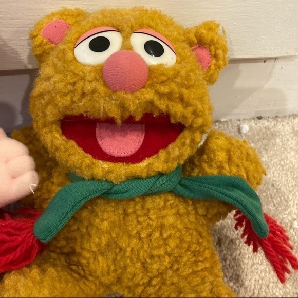 Vintage Miss Piggy and Fozzie Plush - Picture 3 of 5